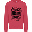Video Gamer Retro Club Gaming Mens Sweatshirt Jumper Heliconia