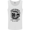 Video Gamer Retro Club Gaming Mens Vest Tank Top White