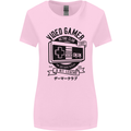 Video Gamer Retro Club Gaming Womens Wider Cut T-Shirt Light Pink