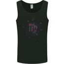 Vigo Neon Star Sign Zodiac Astrological Mens Vest Tank Top Black