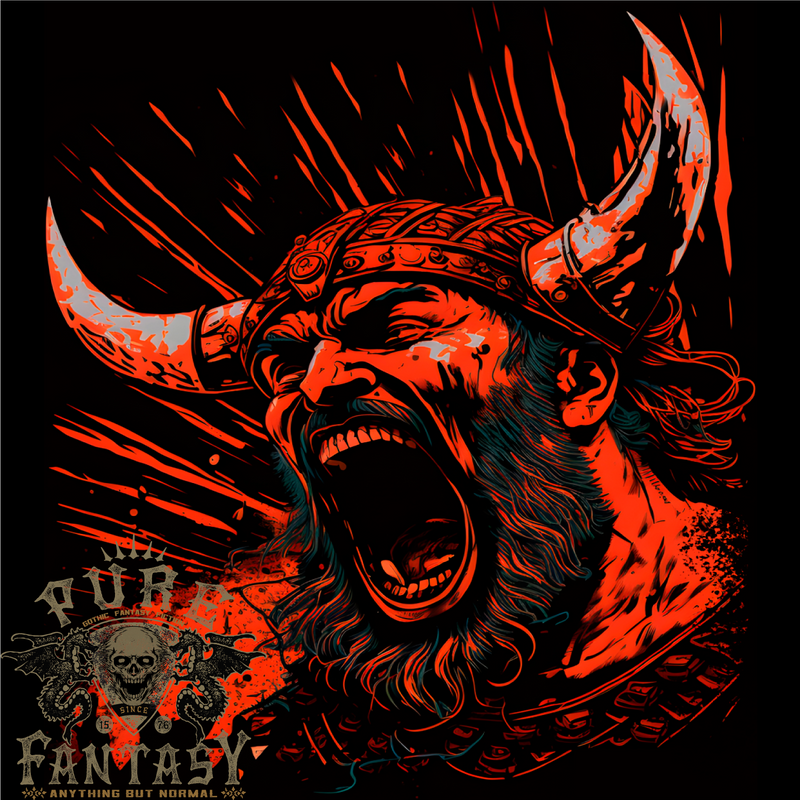 Warrior Cry Viking Valhalla Odin Norse Gods Mens Cotton T-Shirt Tee Top