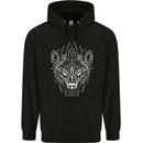 Viking Bear Symbols With Valknut Symbol Childrens Kids Hoodie Black