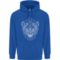 Viking Bear Symbols With Valknut Symbol Childrens Kids Hoodie Royal Blue