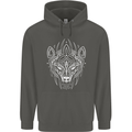 Viking Bear Symbols With Valknut Symbol Childrens Kids Hoodie Storm Grey