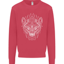 Viking Bear Symbols With Valknut Symbol Kids Sweatshirt Jumper Heliconia