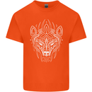 Viking Bear Symbols With Valknut Symbol Kids T-Shirt Childrens Orange