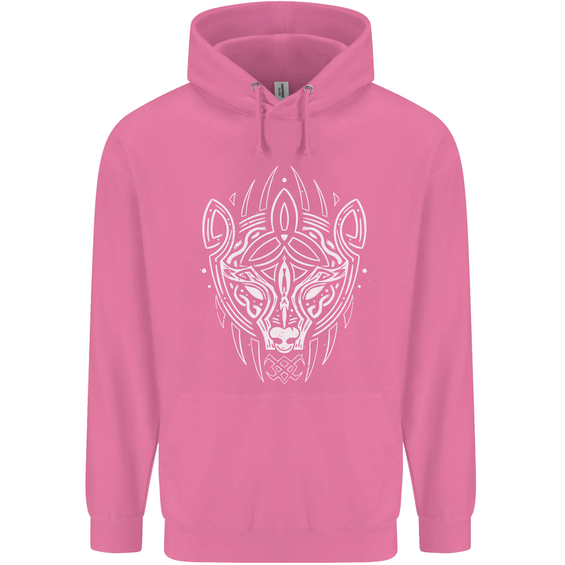 Viking Bear Symbols With Valknut Symbol Mens 80% Cotton Hoodie Azelea