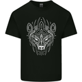 Viking Bear Symbols With Valknut Symbol Mens Cotton T-Shirt Tee Top Black