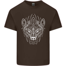 Viking Bear Symbols With Valknut Symbol Mens Cotton T-Shirt Tee Top Dark Chocolate