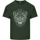 Viking Bear Symbols With Valknut Symbol Mens Cotton T-Shirt Tee Top Forest Green