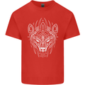 Viking Bear Symbols With Valknut Symbol Mens Cotton T-Shirt Tee Top Red