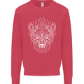 Viking Bear Symbols With Valknut Symbol Mens Sweatshirt Jumper Heliconia