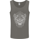 Viking Bear Symbols With Valknut Symbol Mens Vest Tank Top Charcoal