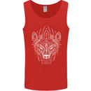 Viking Bear Symbols With Valknut Symbol Mens Vest Tank Top Red