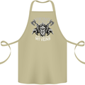 Viking Blood Odin Valhalla Norse Mythology Cotton Apron 100% Organic Khaki