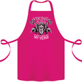 Viking Blood Odin Valhalla Norse Mythology Cotton Apron 100% Organic Pink