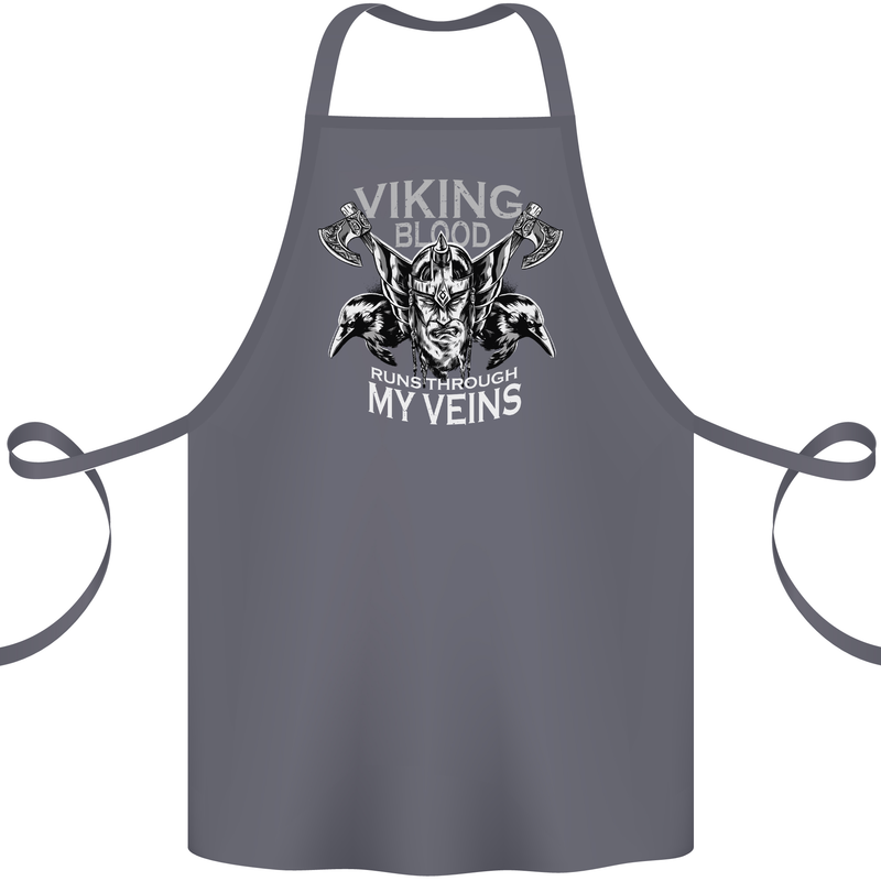 Viking Blood Odin Valhalla Norse Mythology Cotton Apron 100% Organic Steel