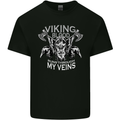 Viking Blood Odin Valhalla Norse Mythology Kids T-Shirt Childrens Black