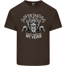 Viking Blood Odin Valhalla Norse Mythology Kids T-Shirt Childrens Chocolate