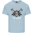 Viking Blood Odin Valhalla Norse Mythology Kids T-Shirt Childrens Light Blue