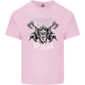 Viking Blood Odin Valhalla Norse Mythology Kids T-Shirt Childrens Light Pink