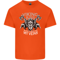 Viking Blood Odin Valhalla Norse Mythology Kids T-Shirt Childrens Orange