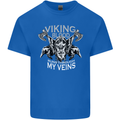 Viking Blood Odin Valhalla Norse Mythology Kids T-Shirt Childrens Royal Blue