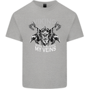Viking Blood Odin Valhalla Norse Mythology Kids T-Shirt Childrens Sports Grey