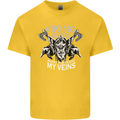 Viking Blood Odin Valhalla Norse Mythology Kids T-Shirt Childrens Yellow