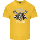 Viking Blood Odin Valhalla Norse Mythology Kids T-Shirt Childrens Yellow
