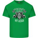 Viking Blood Odin Valhalla Norse Mythology Mens Cotton T-Shirt Tee Top Irish Green