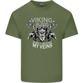 Viking Blood Odin Valhalla Norse Mythology Mens Cotton T-Shirt Tee Top Military Green