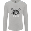 Viking Blood Odin Valhalla Norse Mythology Mens Long Sleeve T-Shirt Sports Grey