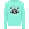 Viking Blood Odin Valhalla Norse Mythology Mens Sweatshirt Jumper Peppermint