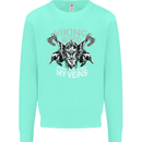 Viking Blood Odin Valhalla Norse Mythology Mens Sweatshirt Jumper Peppermint