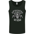 Viking Blood Odin Valhalla Norse Mythology Mens Vest Tank Top Black