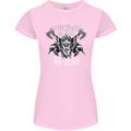 Viking Blood Odin Valhalla Norse Mythology Womens Petite Cut T-Shirt Light Pink