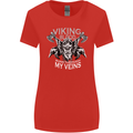 Viking Blood Odin Valhalla Norse Mythology Womens Wider Cut T-Shirt Red