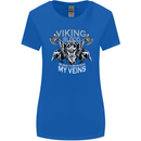 Viking Blood Odin Valhalla Norse Mythology Womens Wider Cut T-Shirt Royal Blue