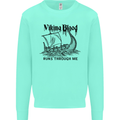 Viking Blood Runs Through Me Ship Sailing Mens Sweatshirt Jumper Peppermint