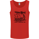 Viking Blood Runs Through Me Ship Sailing Mens Vest Tank Top Red
