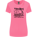 Viking Blood Runs Through Me Ship Sailing Womens Wider Cut T-Shirt Azalea