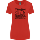 Viking Blood Runs Through Me Ship Sailing Womens Wider Cut T-Shirt Red