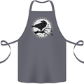 Viking Crow Celtic Norse Valhalla Odin Thor Cotton Apron 100% Organic Steel
