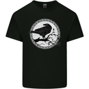 Viking Crow Celtic Norse Valhalla Odin Thor Kids T-Shirt Childrens Black