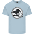 Viking Crow Celtic Norse Valhalla Odin Thor Kids T-Shirt Childrens Light Blue