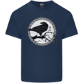 Viking Crow Celtic Norse Valhalla Odin Thor Kids T-Shirt Childrens Navy Blue
