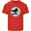 Viking Crow Celtic Norse Valhalla Odin Thor Kids T-Shirt Childrens Red