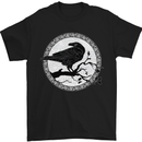 Viking Crow Celtic Norse Valhalla Odin Thor Mens T-Shirt Cotton Gildan Black