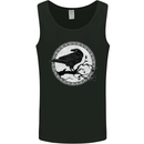 Viking Crow Celtic Norse Valhalla Odin Thor Mens Vest Tank Top Black